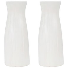 北歐簡約花瓶 110G 塑膠材質, 白線條