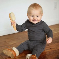 VAENAIT BABY 童款羅紋莫代爾長袖家居服+家居長褲組