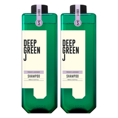 [비건라이프] 딥그린제이 아로마 약산성 비건 샴푸 프렌치 라벤더, 1L, 2개