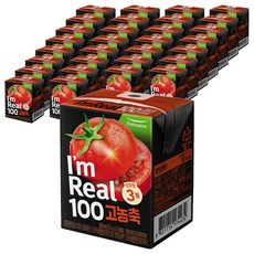 아임리얼 100 고농축 토마토 주스, 120ml, 36개