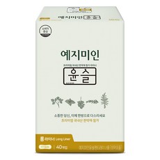 예지미인 윤슬 팬티라이너, 롱, 40개입, 1개