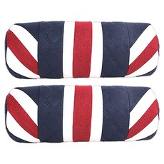 Kaife 英國國旗高級車用記憶棉頸枕, 混合色