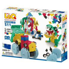 LaQ 基礎拼圖 650+30片 益智拼裝玩具 創意啟發 空間邏輯訓練, 511, 1盒