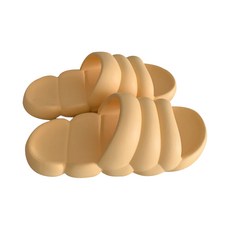 Karis Cloud Pompom 浴室拖鞋 黃色, 1個