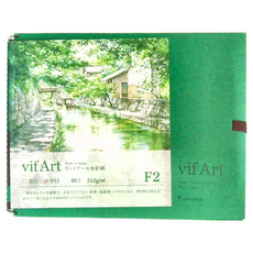 Maruman VifArt 中目F2水彩紙畫本 242g/m, 1本