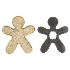 Mr&Mrs FRAGRANCE NIKI BAROQUE GOLD FRESH AIR清新空氣香氛片 金色皮革, 1組, FRESH AIR清新空氣