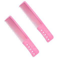 Grager 專業碳棒梳 GCC548, 粉色, 2個