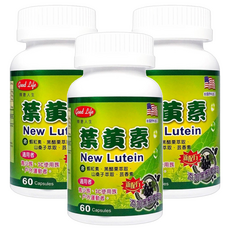 good Life 得意人生 葉黃素 含黑醋栗萃取成分, 60顆, 3罐