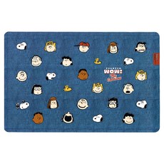 餐墊 居家野餐適用 保持桌面清潔, Snoopy家族, 43.5 x 28cm, 1個