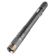 NEBO 哥倫布 隨身手電筒 250流明 IP67防水 雙電源模式 帶鋼製口袋夾, 黑色, 1個