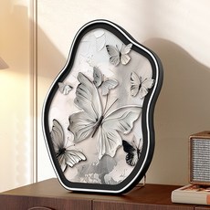 Baide 簡約現代臥室桌面裝飾畫 高級客廳玄關裝飾品, 蝴蝶