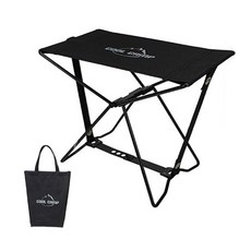 CoolCamp 미믐 堅固露營折疊便攜椅, 黑色, 1個