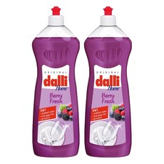dalli 達麗洗碗精 全效能3合1 去除頑垢 高效溶解油脂 保持潔淨亮光, 1L, 2瓶