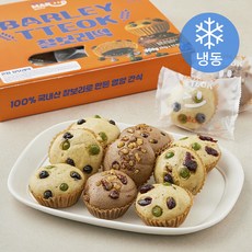 웰빙마루 국내산 찰보리 100% 찰보리떡 찰보리 블루베리 초코 혼합세트 (냉동), 50g, 12개입, 1세트