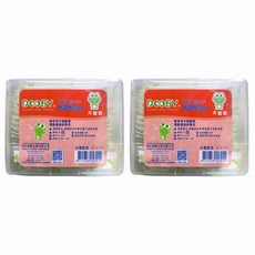 DOOBY 大眼蛙 高拉力牙線棒 單支裝攜帶包, 50支, 2盒