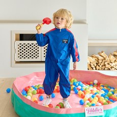 TABLIER 兒童拉鍊式畫畫衣, Denim Blue