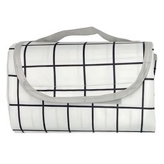 INS風格 格紋野餐墊 210D牛津布 底部PVC防水層, 200 x 200cm, 顏色隨機