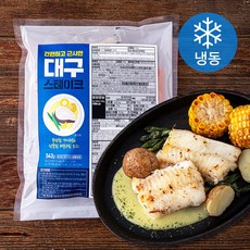 간편하고 근사한 대구 스테이크 2인분 (냉동), 543g, 1개