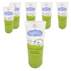 Bebble 貝朵 親膚屁屁膏, 75ml, 氧化鋅搭配親膚性高的蓖麻籽油與大豆油, 不含酒精和人工色素, 6條