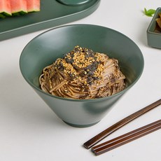 nEOFLam FIKA 韓國製陶瓷麵碗, 1個, 松綠
