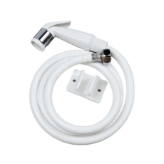 SELLERY 舍樂力 SPRAY SET 噴水組，帶PVC加強軟管，適用於婦洗器或水槽噴霧, 130cm, 白色, 1個