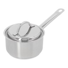 demeyere Industry單柄不鏽鋼湯鍋+鍋蓋, 14厘米