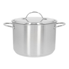 demeyere Resto系列電磁爐適用不銹鋼雙耳燉湯鍋+鍋蓋, 24cm, 單色