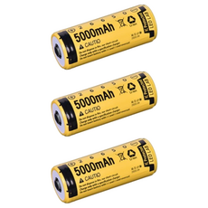 엘이디랩 26650 충전 배터리 5000mAh 보호회로형, 1개입, 3개