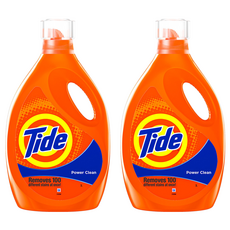 타이드 파워클린 세탁세제 본품, 3L, 2개