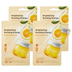 FRUDIA 台灣公司貨 靈光乍現 柑橘明亮面膜 20ml, 1片, 4組