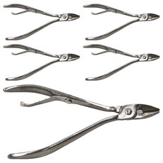 小麥購物 死皮剪 C248 9.5 x 6cm 23g 5支, 銀白色, 1組