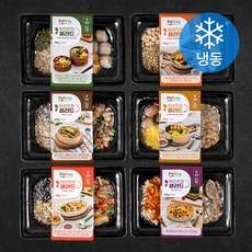 딜리조이 샐러드 도시락 6종 세트 (냉동), 1.14kg, 1세트