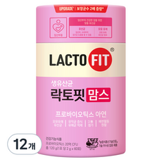 락토핏 맘스 생유산균, 12개, 120g