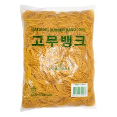 GomuBank 橡皮筋 1kg 70 x 1.5, 黃色, 1個