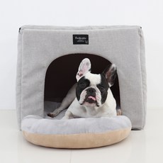 Redpuppy Cube Square Dome Pet House 冬季, 錫灰色