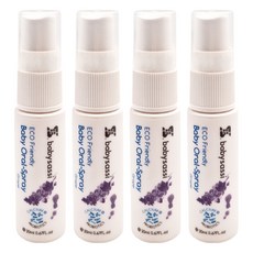 babysassi 誰是寶貝 兒童口腔噴護劑加鈣益生菌 葡萄, 20ml, 4瓶