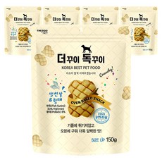 더독 강아지 더꾸이 독꾸이 오리지널 트릿, 황태, 150g, 5개