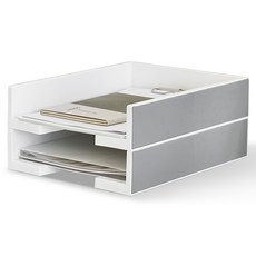 Changsin Living 昌信生活 FRANCO A4文件架 2入, 灰色, 1層