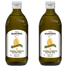 MANTOVA 曼托瓦 義大利黃金特級初榨橄欖油, 500ml, 2個