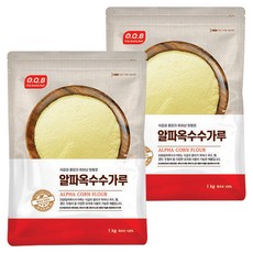 OQB 알파옥수수가루, 1kg, 2개