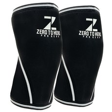 Zero to Hero 氯丁橡膠健康護肘 7 毫米黑色 + 白色兩套, 黑色 + 白色, 1套