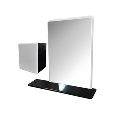 蒂娜 防水浴鏡吊櫃組, 100%PVC發泡板, 防水防霉, 保固一年, 單色