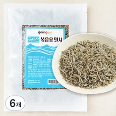 곰곰 국내산 볶음용 멸치, 200g, 6개