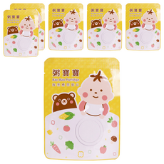 粥寶寶 無毒農 青蔬總匯吻仔魚 12個月以上, 120g, 6包