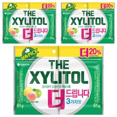 오리온 달지않아 깔끔한 더 자일리톨 껌, 61g, 6개