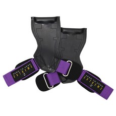 제로투히어로 익스트림 그립 헬스 손목보호대 좌우세트, 1세트, PURPLE