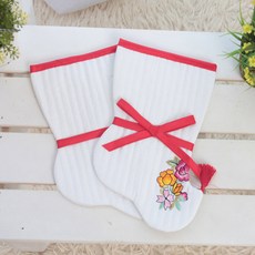 DRESSHOUSE 緞帶韓服布襪