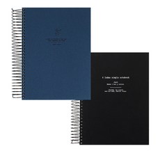 TOCTOC 索引簡約線圈筆記本, 隨機出貨, 2入