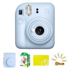 FUJIFILM 富士 instax 馬上看 Mini 12拍立得相機組合 Mini 12, mini 12(粉彩藍), 1套