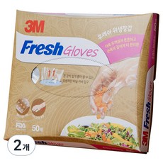 쓰리엠 후레쉬 장갑, 50개, 2세트